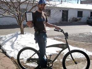 Shane with LiveWell Award